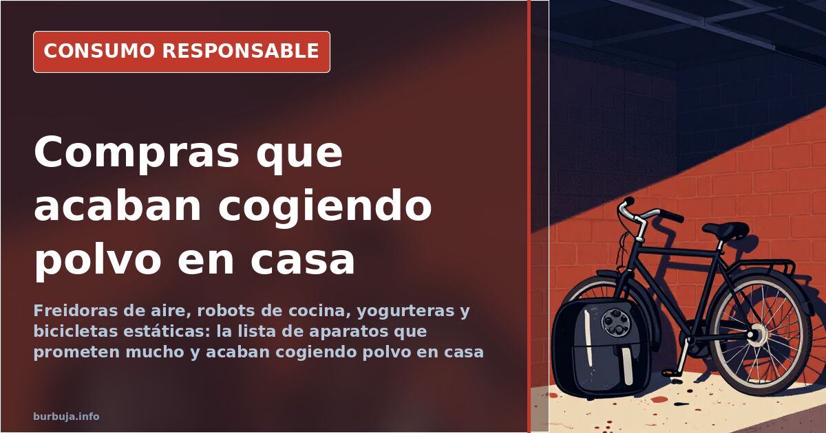 La lista de electrodomésticos que acaban cogiendo polvo en casa