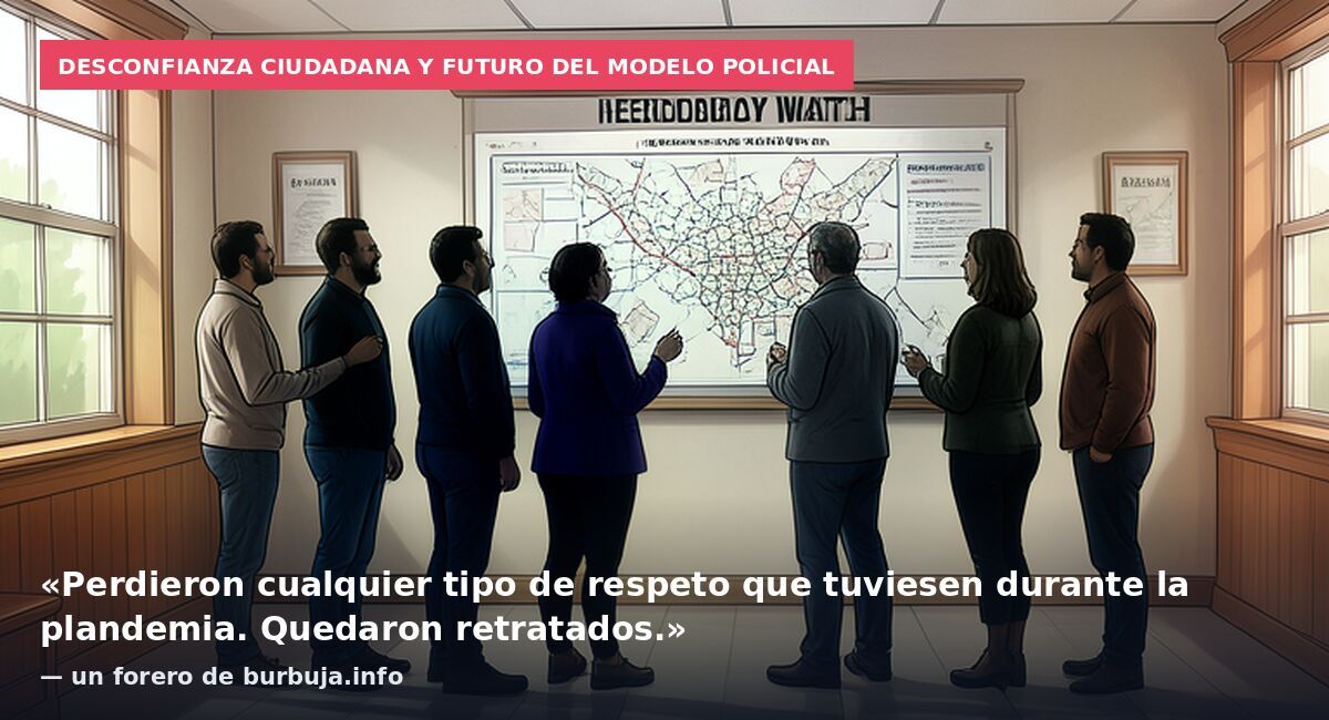 Desconfianza ciudadana y futuro del modelo policial: «Perdieron cualquier tipo de respeto que tuviesen durante la plandemia. Quedaron retratados.» — un forero de burbuja.info