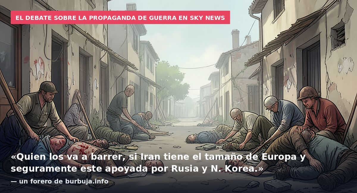 El debate sobre la propaganda de guerra en Sky News: «Quien los va a barrer, si Iran tiene el tamaño de Europa y seguramente este apoyada por Rusia y N. Korea.» — un forero de burbuja.info