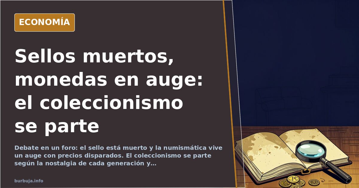 El coleccionismo se parte en dos: monedas al alza, sellos al hoyo