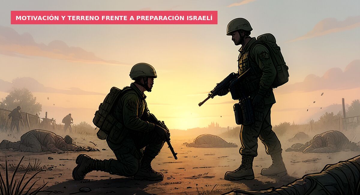 Motivación y terreno frente a preparación israelí