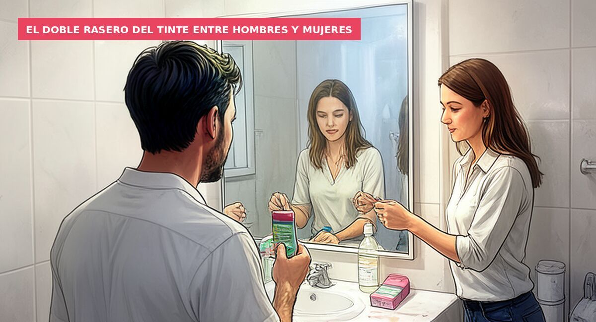 El doble rasero del tinte entre hombres y mujeres