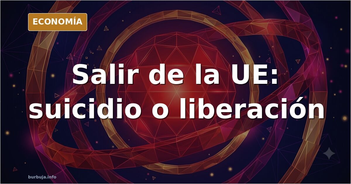 Ilustración editorial de una balanza con la bandera europea y una moneda española en pleno equilibrio inestable