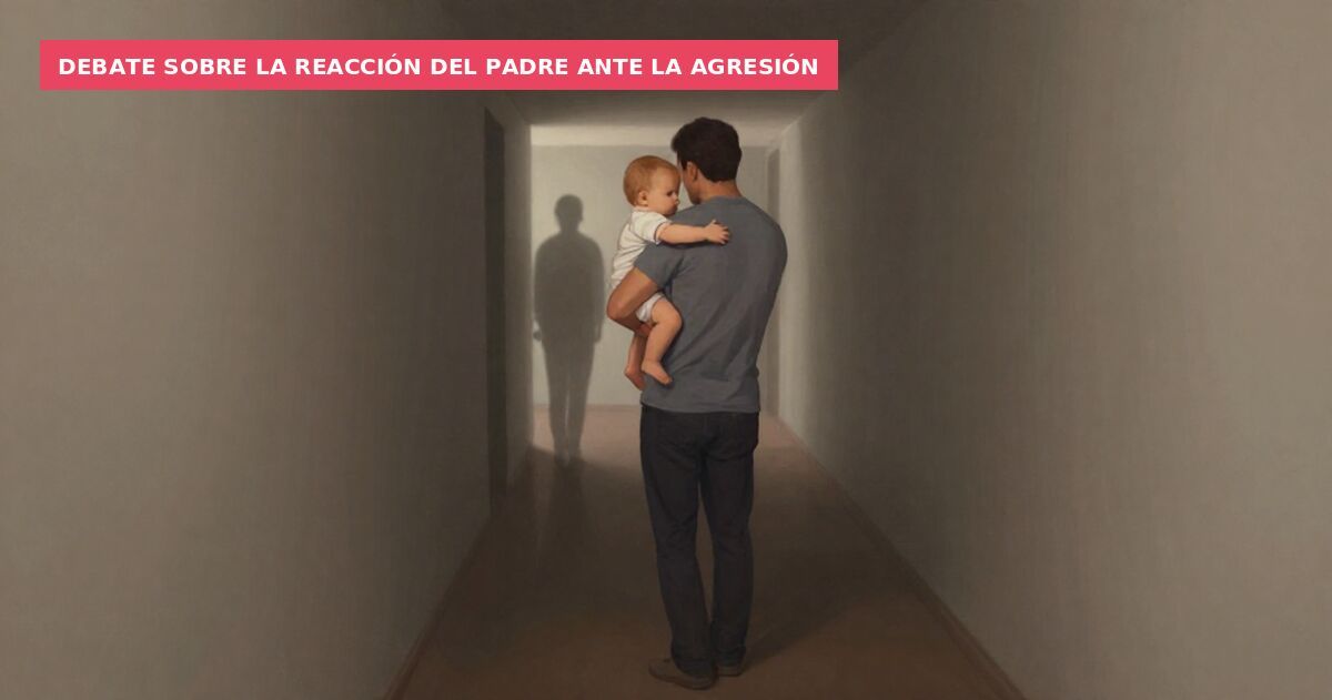 Debate sobre la reacción del padre ante la agresión