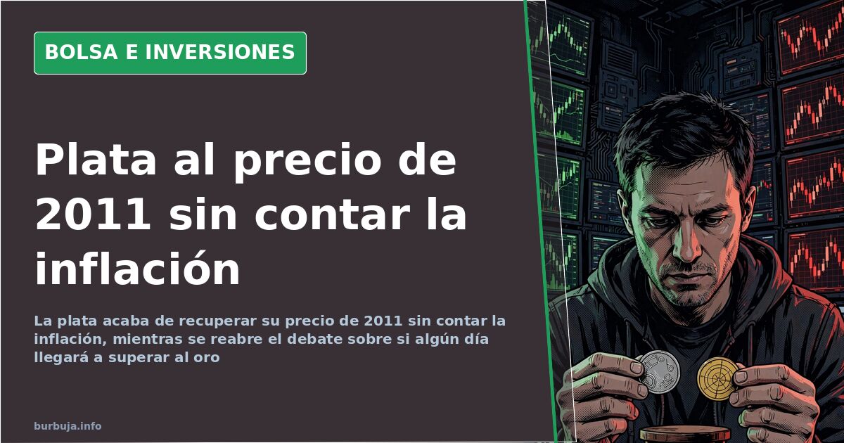 Terminal financiero con gráficos de velas comparando el precio de la plata y el oro sobre fondo oscuro