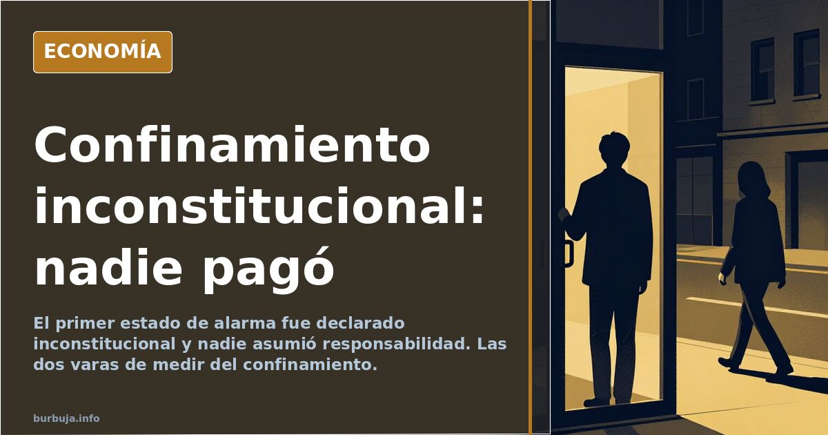 Calle vacía durante el confinamiento por el estado de alarma