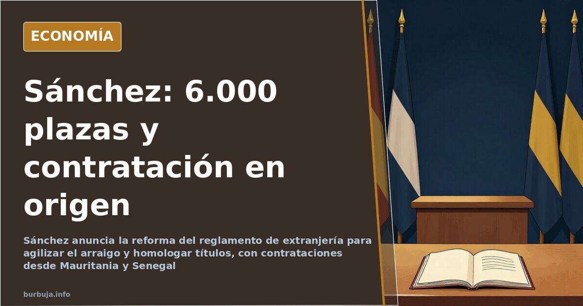 Fachada oficial vinculada al Consejo de Ministros donde se anuncia la reforma del reglamento de extranjería y las contratacio
