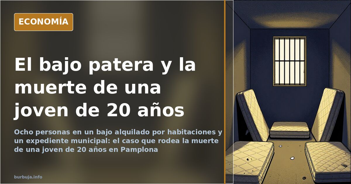 Fachada de un edificio urbano con un bajo comercial convertido en alojamiento compartido por habitaciones