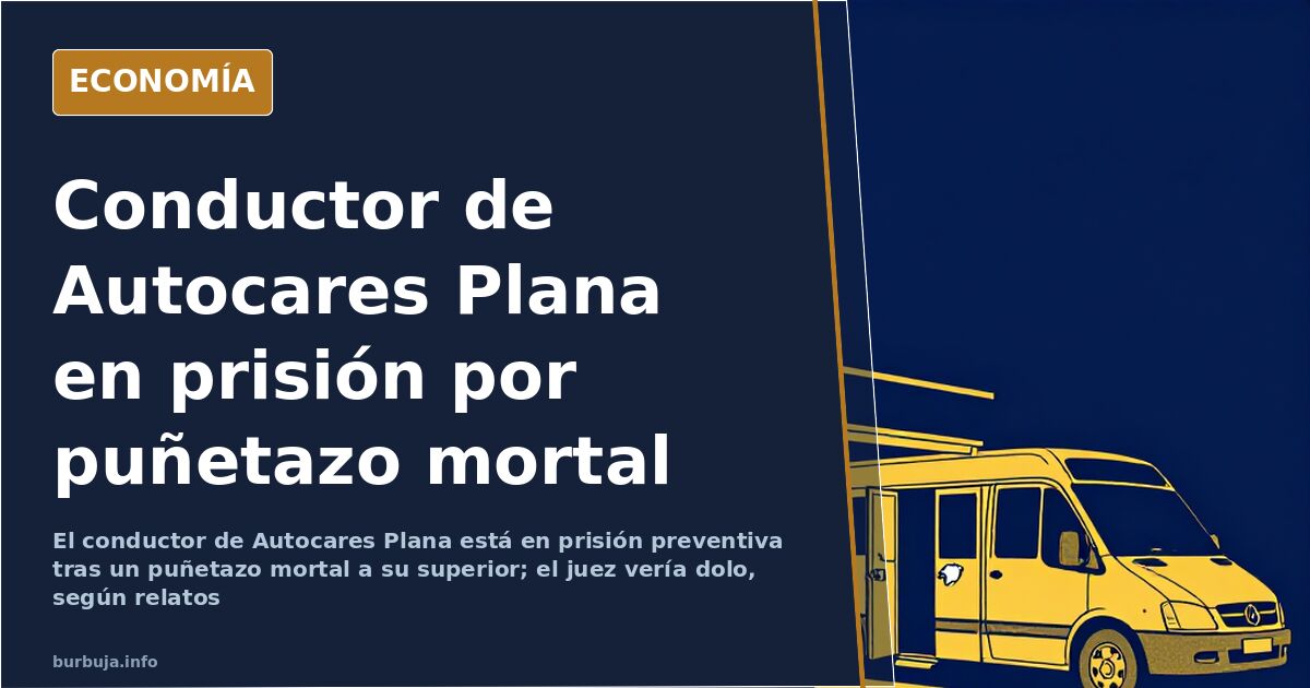 Un autocar de la empresa Autocares Plana