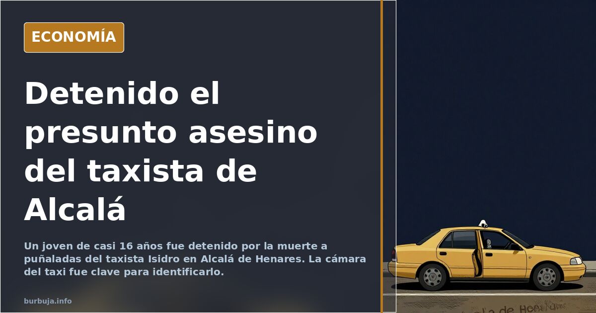 Teen arrested for stabbing taxi driver in Alcalá