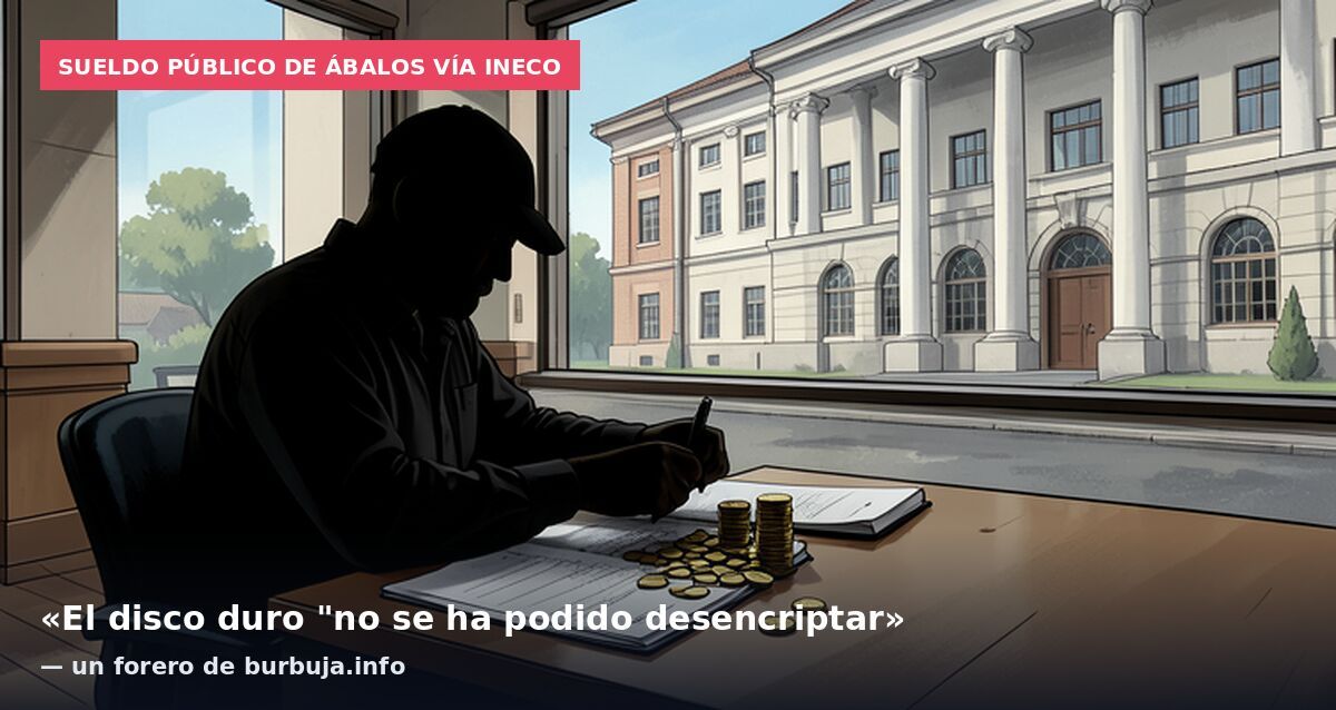 Sueldo público de Ábalos vía Ineco: «El disco duro "no se ha podido desencriptar» — un forero de burbuja.info