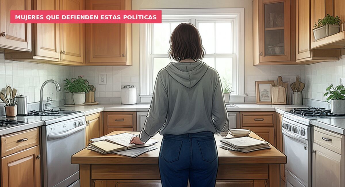 Mujeres que defienden estas políticas