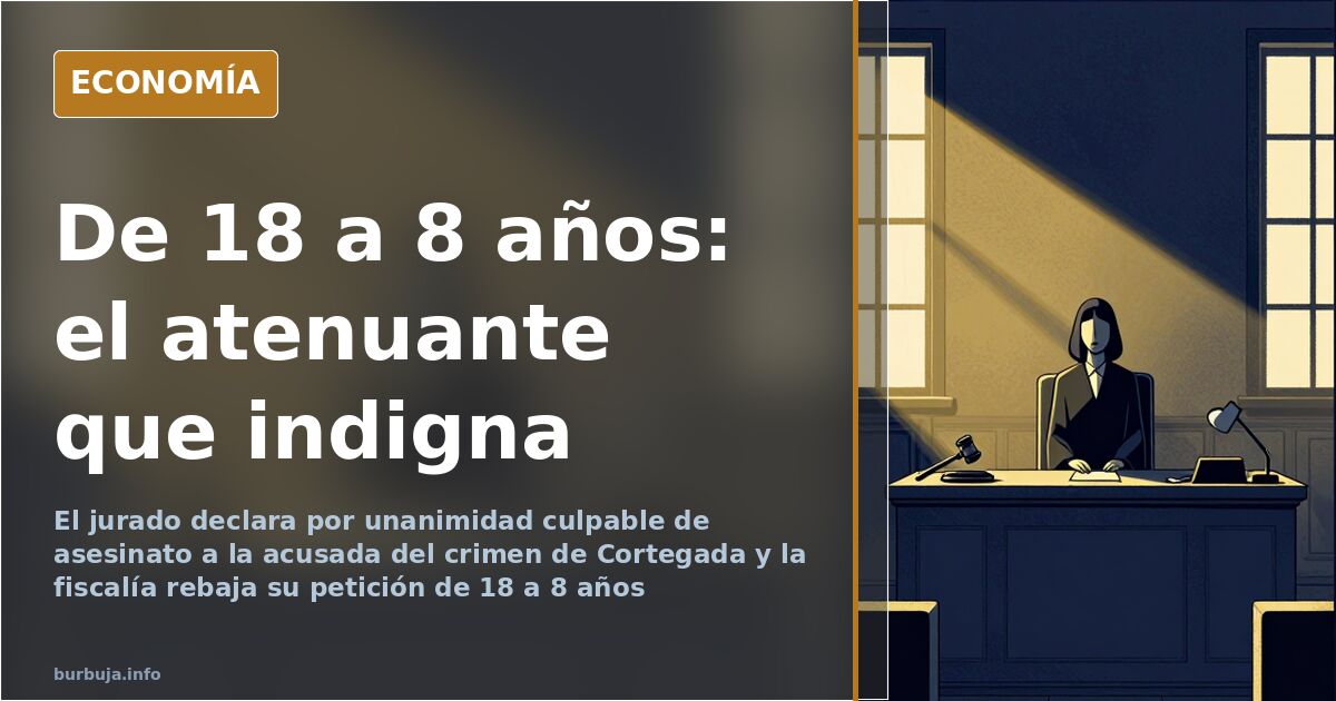 Ilustración editorial de una casa gallega con jardín y una hoguera apagada, símbolo del crimen de Cortegada