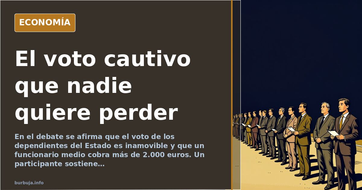 El voto cautivo que sostiene el sistema: ancianos y dependientes