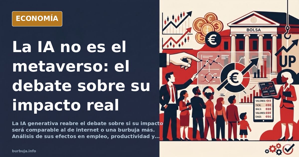 El debate sobre la IA: ni internet ni el metaverso
