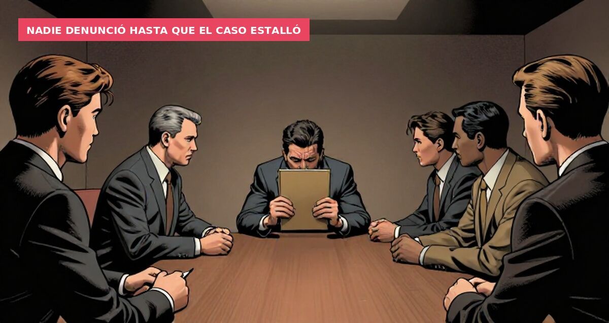 Nadie denunció hasta que el caso estalló