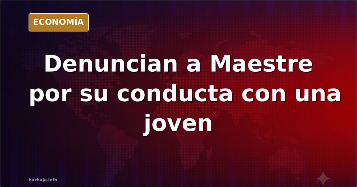 Ilustración editorial sobre la denuncia pública contra Antonio Maestre por su conducta con una joven de 18 años