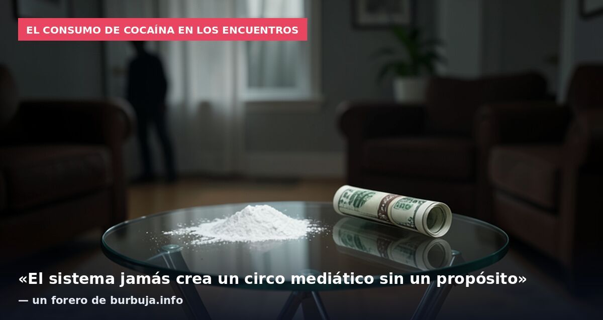 El consumo de cocaína en los encuentros: «El sistema jamás crea un circo mediático sin un propósito» — un forero de burbuja.info