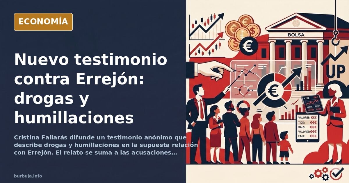 Ilustración editorial de una silueta femenina difuminada tras un cristal esmerilado, símbolo del testimonio anónimo contra Er