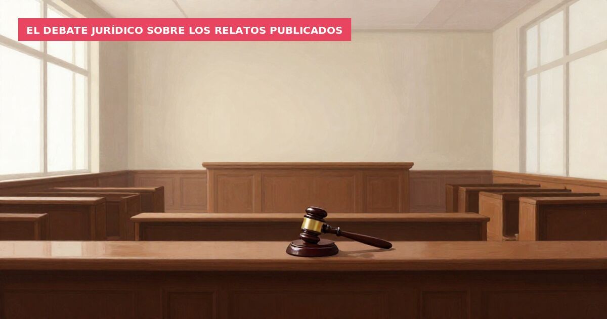 El debate jurídico sobre los relatos publicados