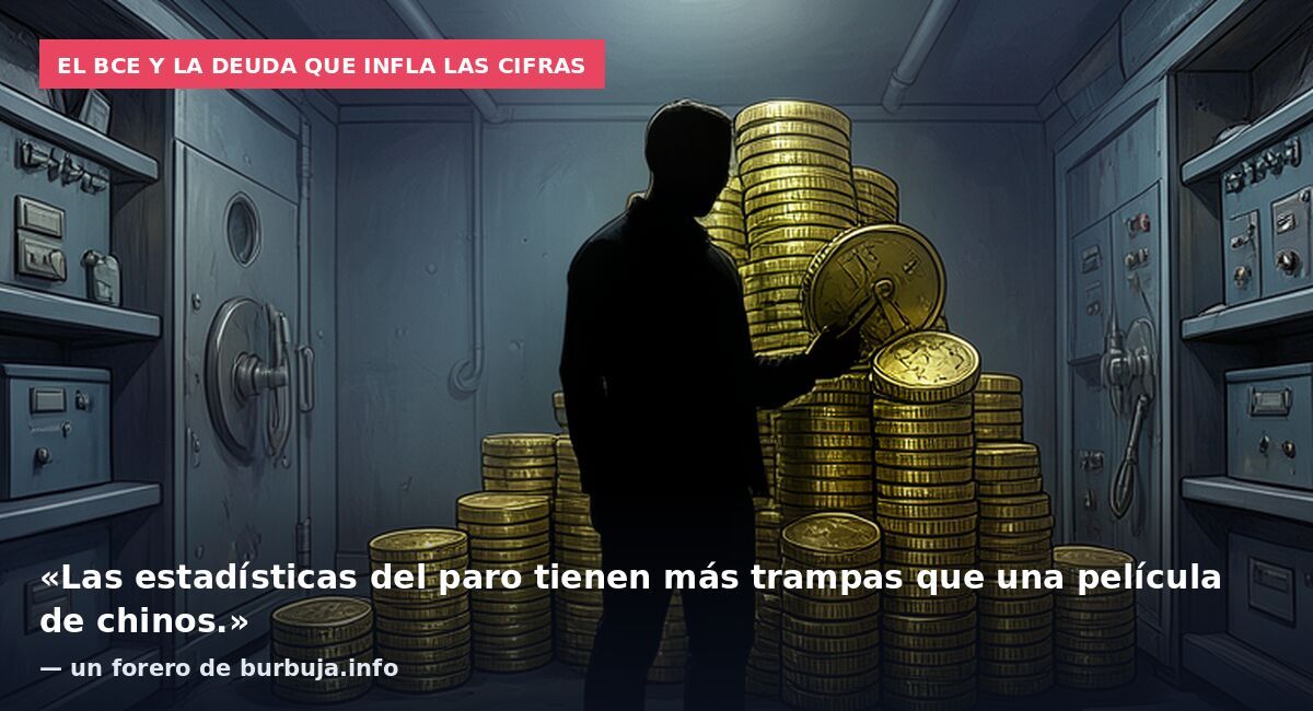El BCE y la deuda que infla las cifras: «Las estadísticas del paro tienen más trampas que una película de chinos.» — un forero de burbuja.info