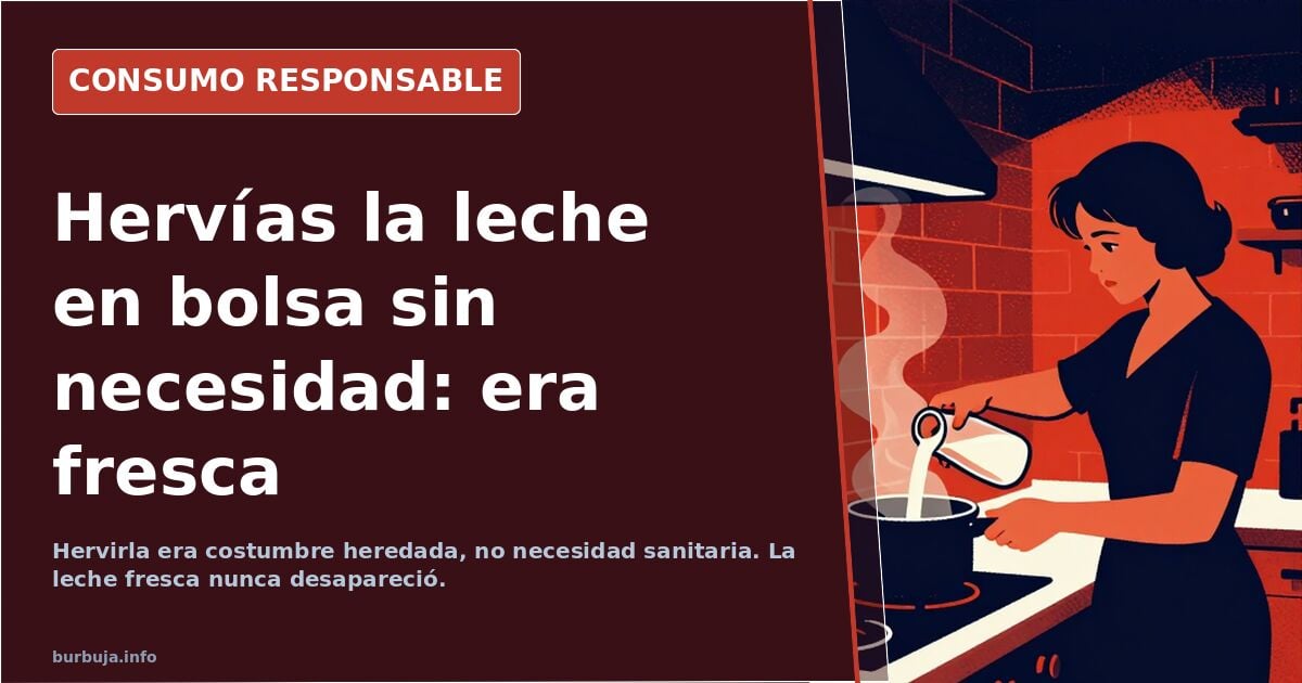 Milch im Beutel war in Spanien nicht roh: Kochen unnötig