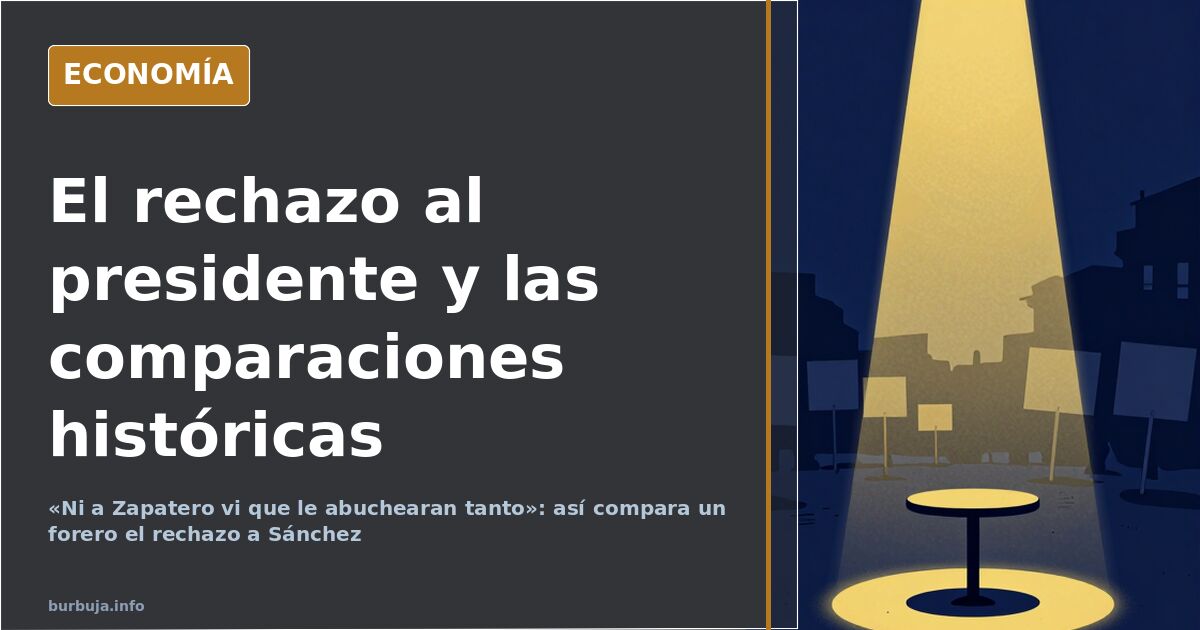 El rechazo a Sánchez, medido contra Zapatero y Fernando VII