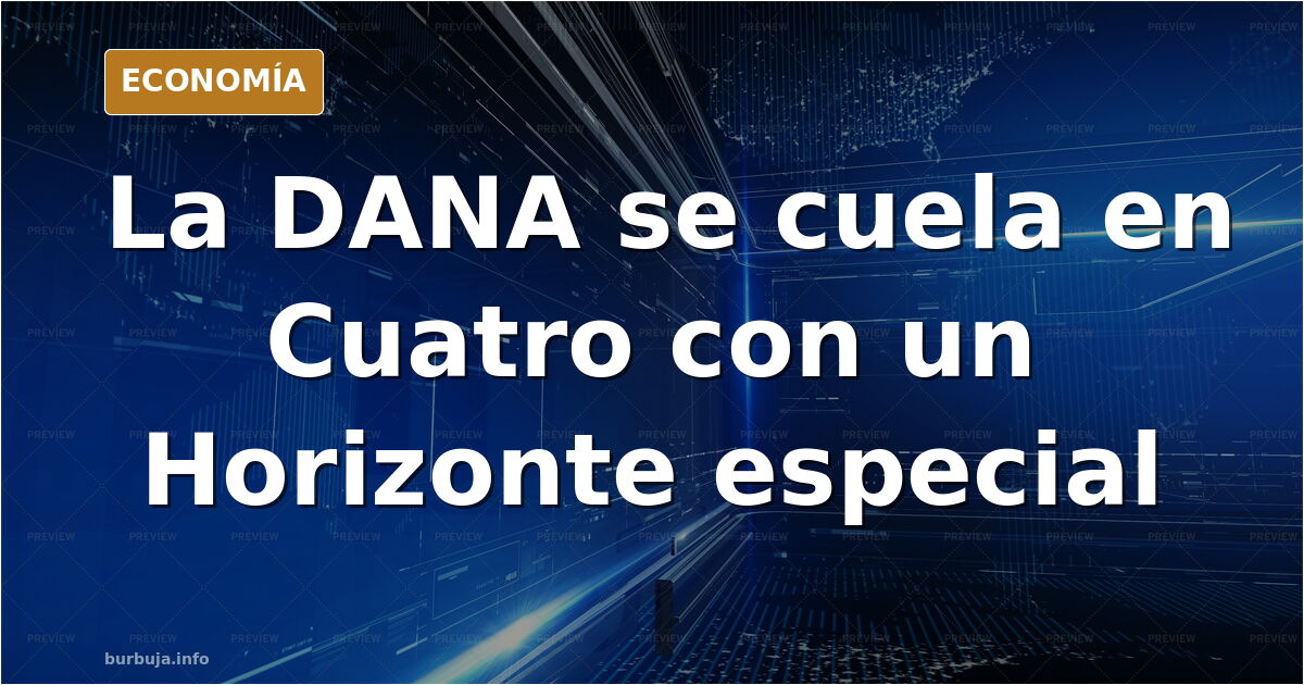 Estudio de televisión con pantallas y mapas de las zonas inundadas por la DANA de Valencia durante un especial informativo