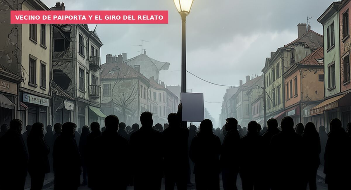 Vecino de Paiporta y el giro del relato