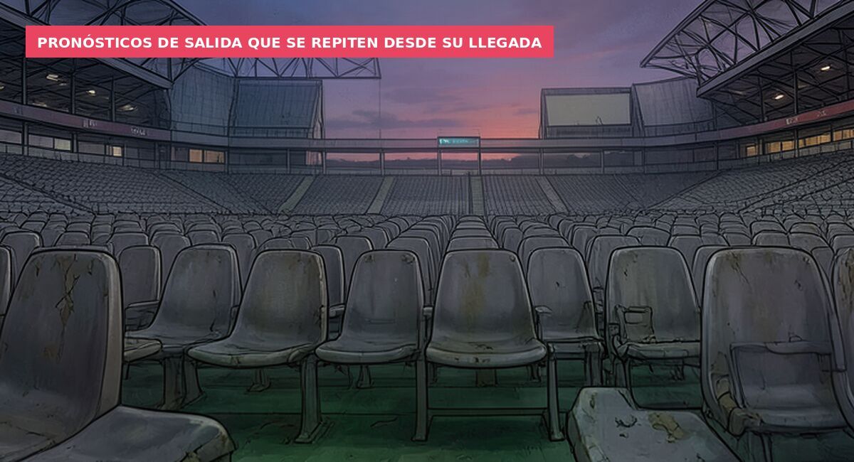 Pronósticos de salida que se repiten desde su llegada
