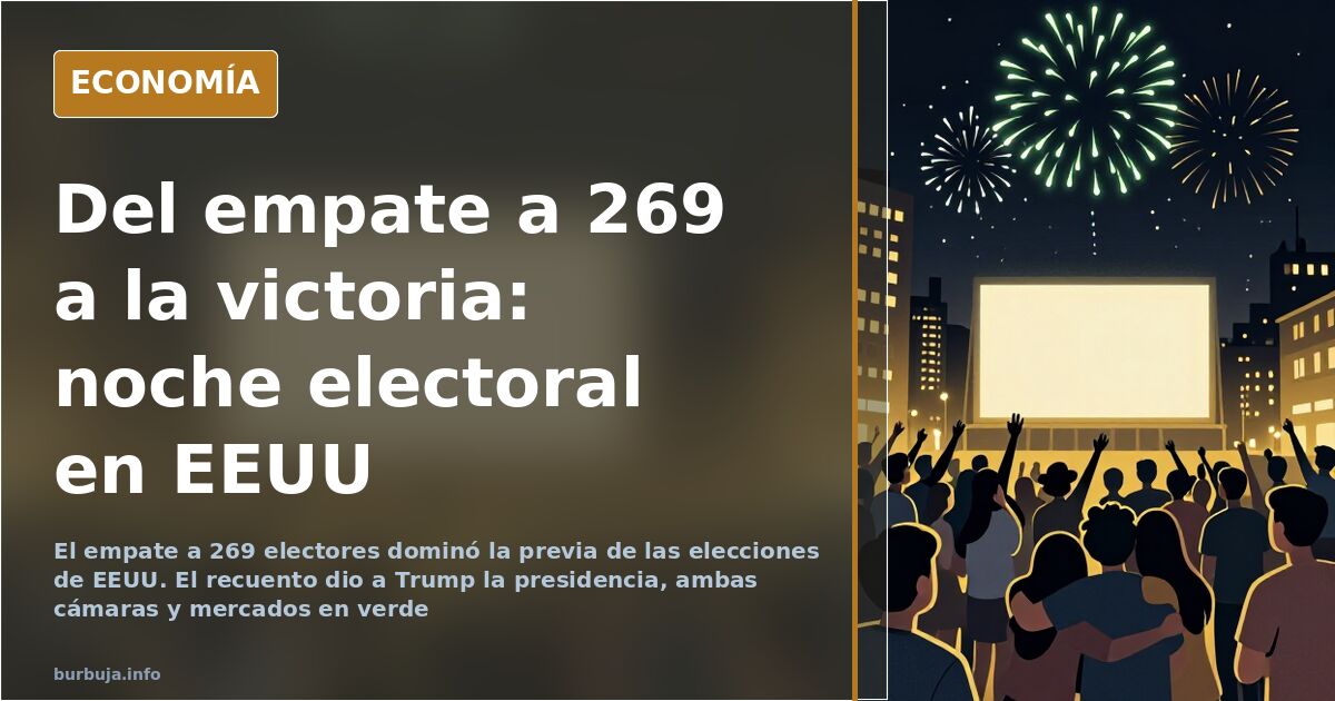 Elecciones EEUU: del empate en encuestas a la victoria de Trump