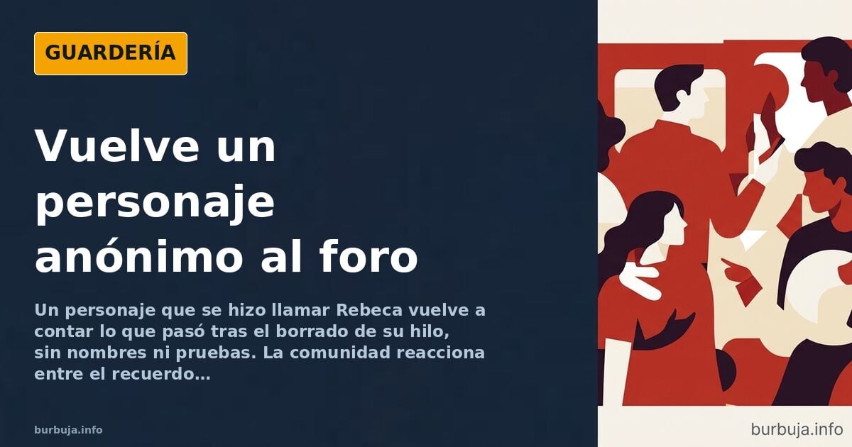 Ilustración de un ordenador antiguo con una peluca y unas uñas postizas sobre el teclado, simbolizando el regreso de un perso