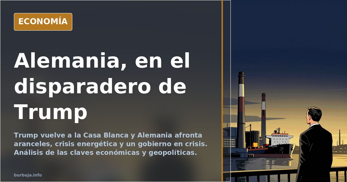 Trump, aranceles y el pulso industrial que pone a prueba a Alemania