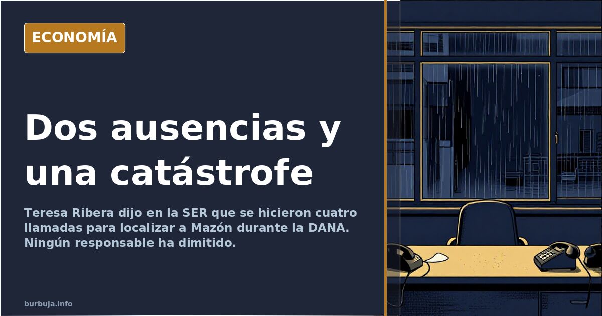 Ribera, Mazón y la DANA: cronología de dos ausencias