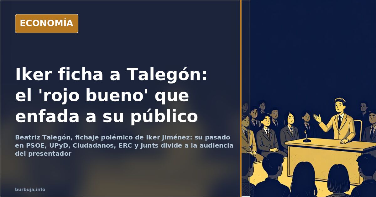 Iker Jiménez ficha a Beatriz Talegón y divide a su audiencia