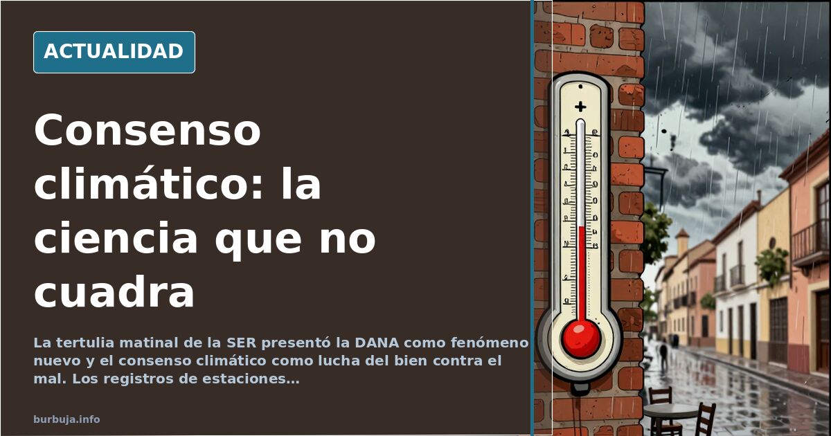 El clima cambia, pero los datos de las estaciones no cuadran