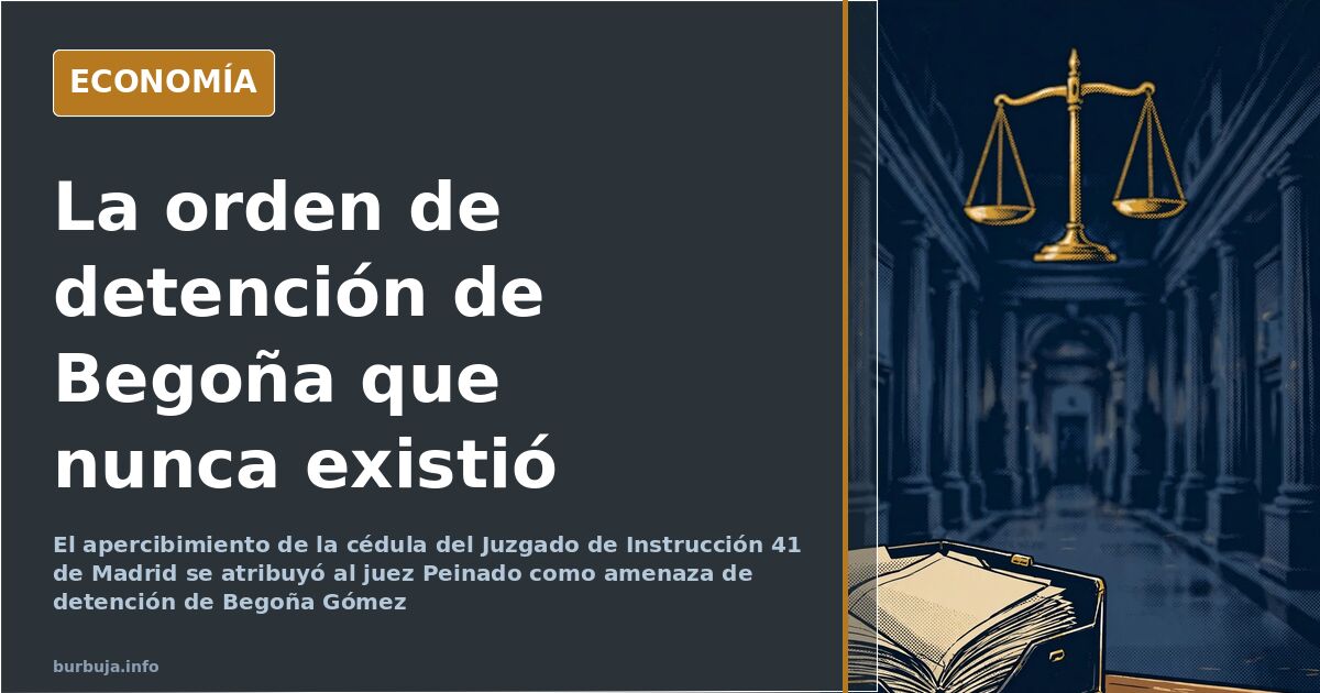 El juez Peinado no amenazó a Begoña: era el apercibimiento legal