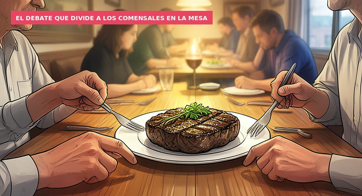 El debate que divide a los comensales en la mesa