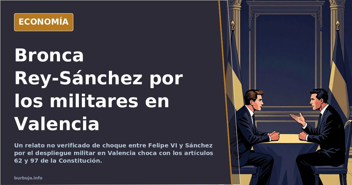 Report claims King ordered Royal Guard deployment, blocked by Sánchez