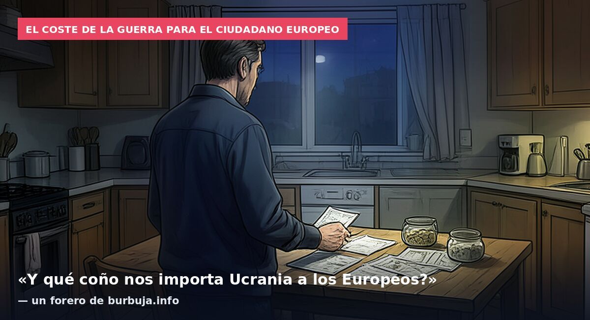 El coste de la guerra para el ciudadano europeo: «Y qué coño nos importa Ucrania a los Europeos?» — un forero de burbuja.info