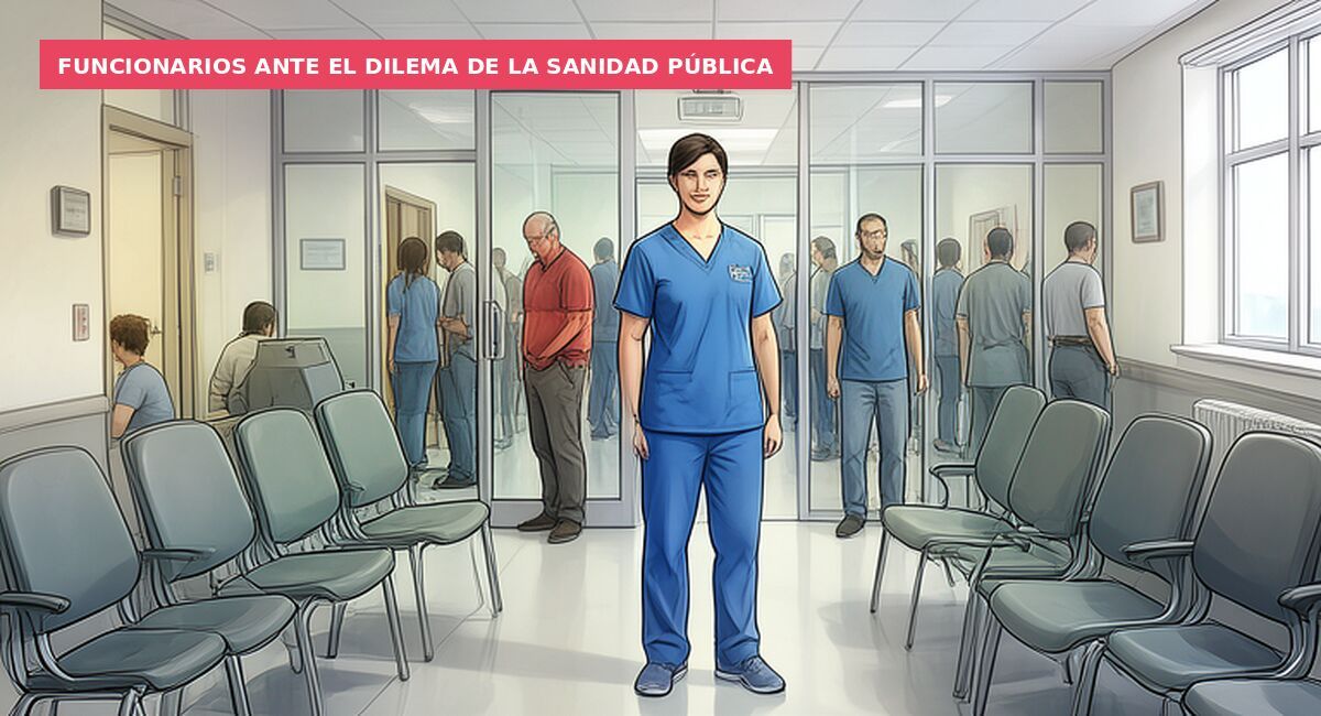 Funcionarios ante el dilema de la sanidad pública