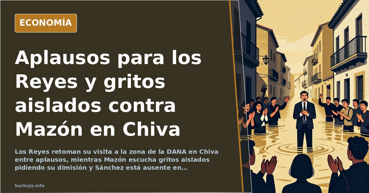 Los Reyes vuelven a Chiva entre aplausos y gritos aislados contra Mazón