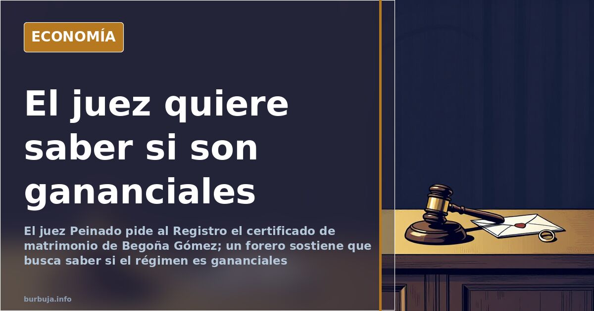 Ilustración editorial de un certificado de matrimonio sobre una mesa junto a un sello judicial y documentos de investigación