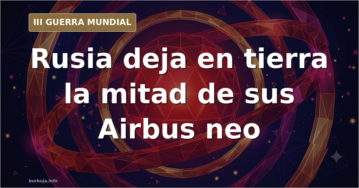 Aviones Airbus A320neo aparcados en una plataforma rusa bajo cielos grises, con motores cubiertos y siluetas de mantenimiento