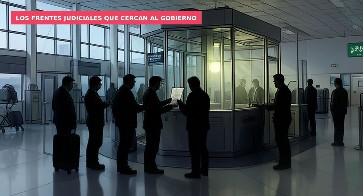 Los frentes judiciales que cercan al Gobierno