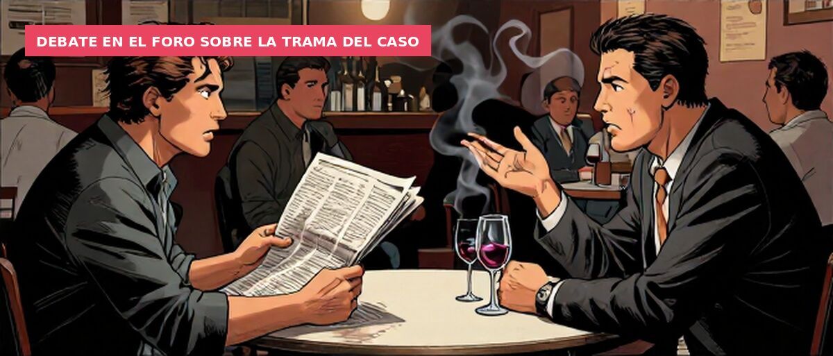 Debate en el foro sobre la trama del caso