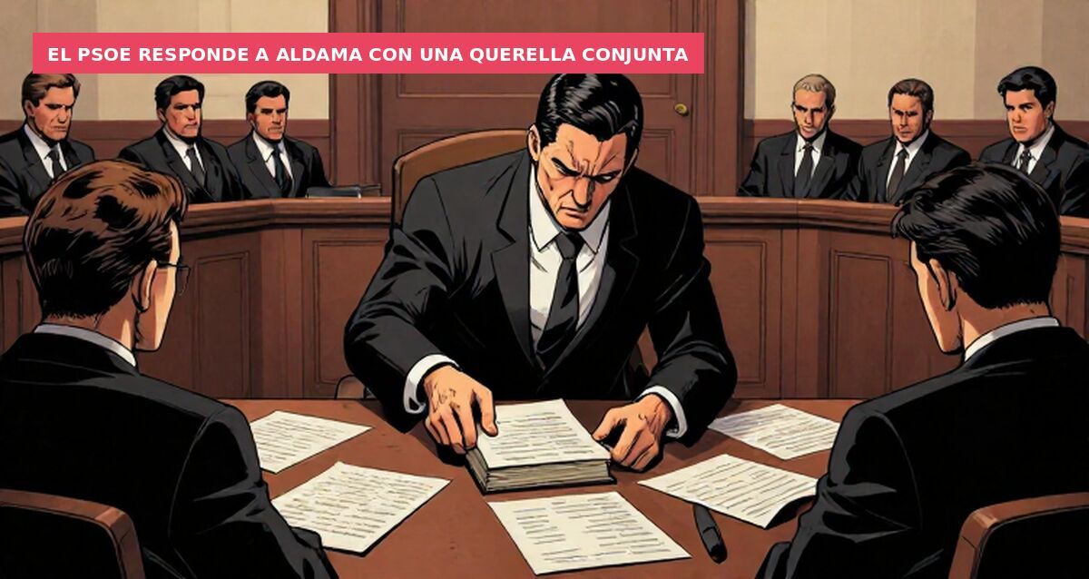 El PSOE responde a Aldama con una querella conjunta