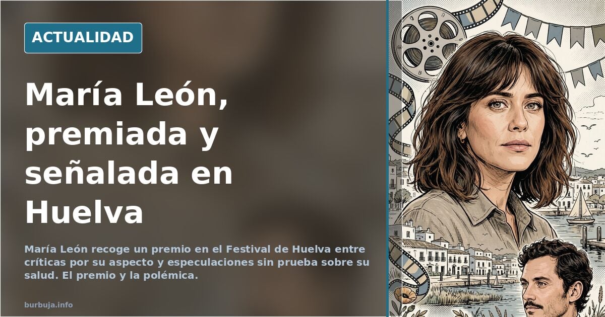 María León Awarded in Spain Amid Health Speculation