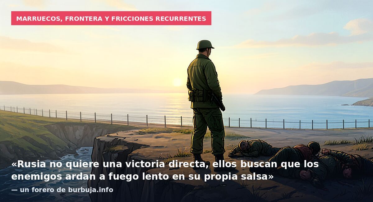 Marruecos, frontera y fricciones recurrentes: «Rusia no quiere una victoria directa, ellos buscan que los enemigos ardan a fuego lento en su propia salsa» — un forero de burbuja.info