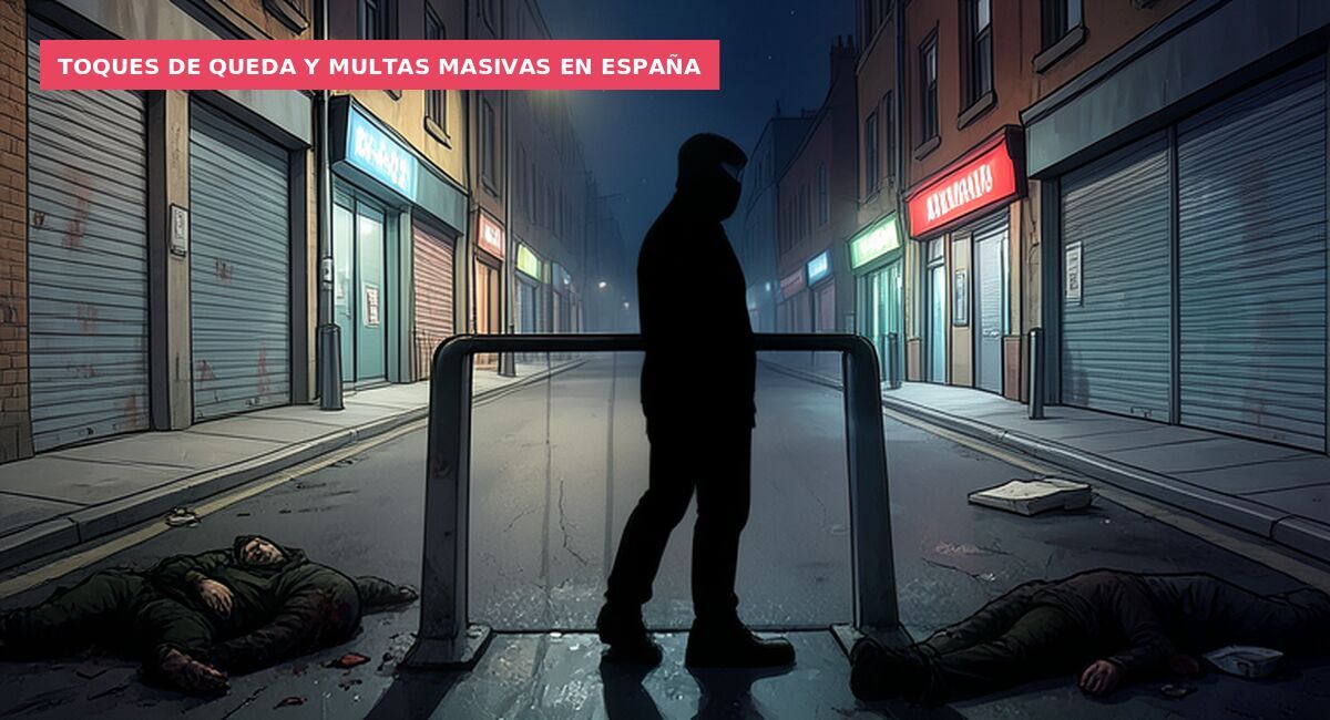Toques de queda y multas masivas en España
